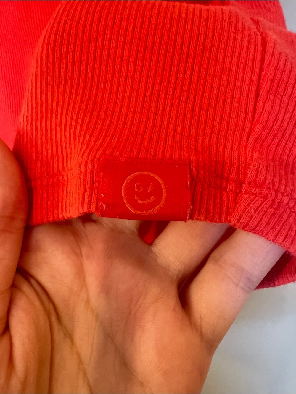 Gilly Hicks Ribbed Red Tank Top Size Large - Picture 4 of 5